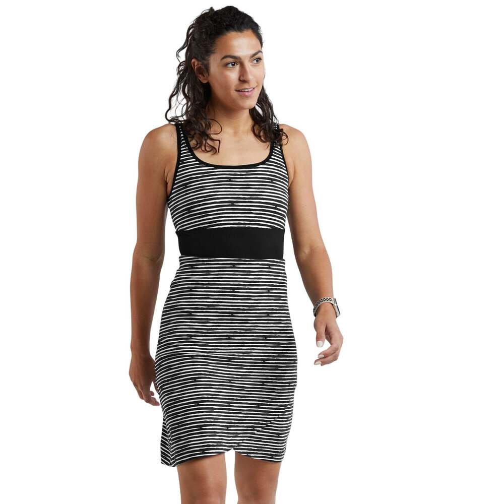 NWT SZ LARGE T9 title nine Connelly Dress - Painted Stripe